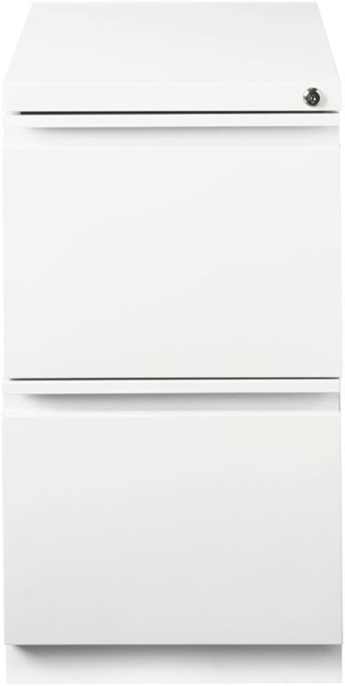 Pemberly Row 2 Drawers 27.75" Vertical White Metal Filing Cabinet Lockable - Image 5