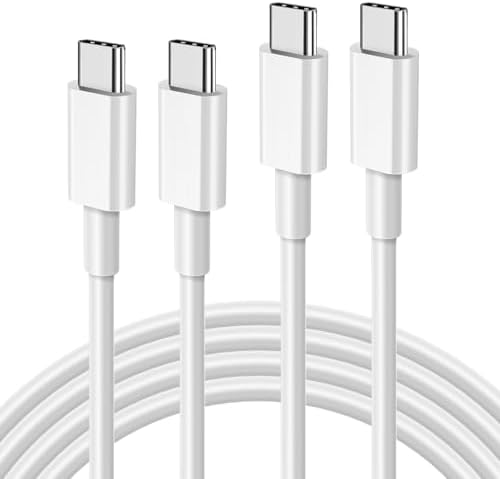 APFEN 2Pack 10FT USB-C to USB-C 60W Fast Charging Cable,White by APFEN