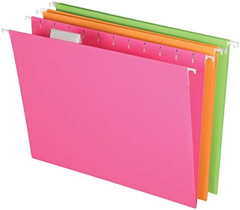 Pendaflex Glow Hanging File Folders, Letter Size, Assorted, Case (81670), 12 Count (Pack of 10) - Image 6
