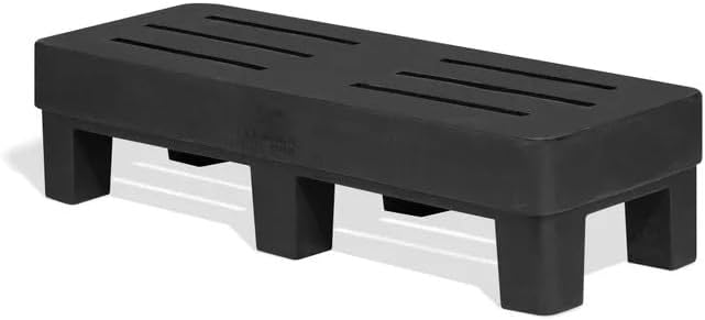 PolyMight Heavy-Duty Plastic Poly Dunnage Rack by SturdyEssentials