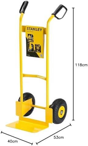 Stanley General Purpose Hand Truck-200KG, Yellow, SXWTD-HT522 - Image 7