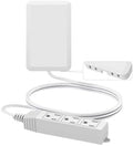 TiFFCOFiO Flat Plug Extension Cord with Outlet Cover, 3 FT 3 Prong Extension Cord, 3 Grounded Outlets for Home and Kitchen, 13A/1675W, ETL Listed by TiFFCOFiO