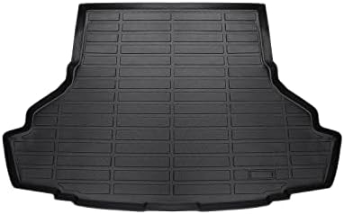 Cartist Cargo Liner Compatible with 2015-2025 Ford Mustang(Without Subwoofer in Cargo Area)(Not for Mach-E) All Weather Rear Trunk Mat Waterproof TPE Black by cartist