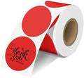 JOYIT 2" Red Thermal Labels - 600pcs Round Printer Labels by JOYIT