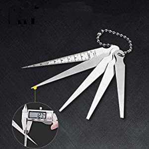 Taper Gage Set 10mm Stainless Steel Taper Welding Gage Test Hole Inspection Tool Rulers for Cylindrical Bores Measurement - Image 6