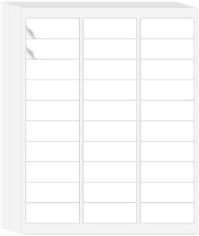 L Liked 1" x 2-5/8" Address Labels 30 per Sheet 1500 Labels 50 Sheets by LLIKED