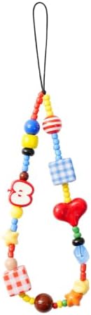 Y2K Phone Charm Wrist Strap Cute Multicolor Beaded Aesthetic Camera Lanyard by Casecond