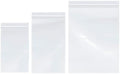 Plymor 5" x 8" (100), 6" x 10" (100), 9" x 12" (100), 4 Mil Variety Pack Heavy Duty Zipper Reclosable Plastic Bags by Plymor