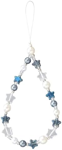 Beaded Phone Charm Lanyard Strap Girly Style Fixed Beads Pearl Lanyards by Staqlo