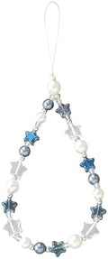 Beaded Phone Charm Lanyard Strap Girly Style Fixed Beads Pearl Lanyards by Staqlo
