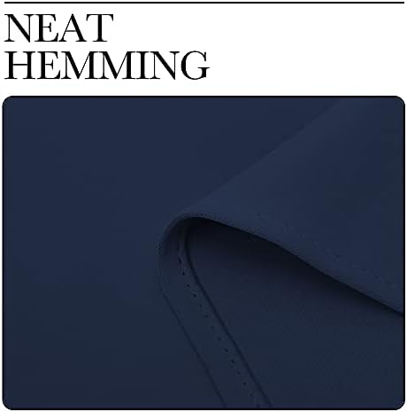 NICETOWN Room Separating Divider, Room Divider Curtain Screen Partitions, Vertical Blind for Sling Door, Blackout Window Curtains Privacy Blinds for Patio (Navy, Single Panel, 7ft Tall x 10ft Wide) - Image 6