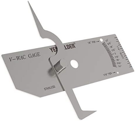YESWELDER V-WAC Single Weld Gage Inch Inspection Gauge - Image 2