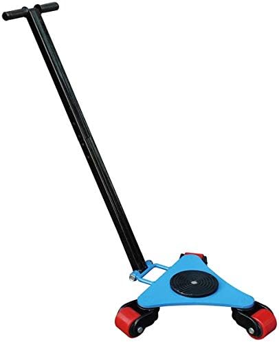 Machine Skates - Heavy Duty 2t Machinery Skates with 4400lbs Capacity and 3 Swivel Rollers for Warehouse and Workshop Transport - Machine Skate and Equipment Dolly Skate - Image 2