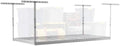 SafeRacks White 4x8 Overhead Storage Rack w/ 5-pc Hook Pack (24”-45" Drop) by SafeRacks