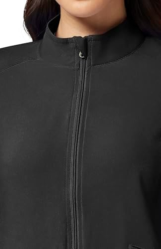 Cherokee iFlex Scrub Jacket for Women 2 Pocket Zip Front - Image 5