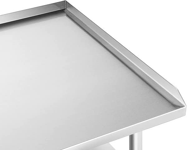 Stainless Steel Rolling Equipment Stand with Wheels (30 x 72) - Image 5