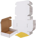 RLAVBL 30 Pack 9x6x2 Shipping Boxes, White Corrugated Cardboard Mailer Box by RLAVBL