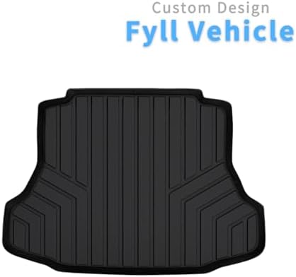 Cargo Mat for Honda Civic 2006 2007 2008 2009 2010 2011, All Weather TPE Custom Fit Easy Clean Car Trunk Mat for Honda Civic 2006-2011 Cargo Liner, Civic Cargo Accessories-Blac - Image 3