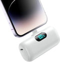 Mini Portable Charger for iPhone,5500mAh PD Fast Charging Battery Pack,LCD Display Cute Power Bank Portable Phone Charger for iPhone 14/14 Pro Max/13/13 Pro/12 Pro/11/XS/XR/X/8/7/6 by HETP