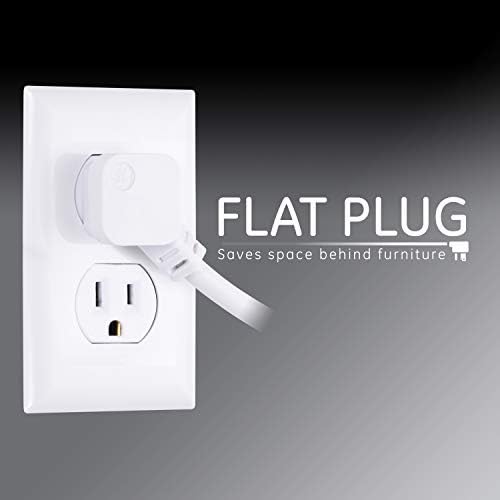 GE Surge Protector Power Strip, 2 Pack, 6 Ft Extension Cord - Image 4