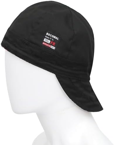 BOCOMAL FR Welding Cap Paisley Printed CAT2 Midweight 6 Pannel Welder Caps - Image 6