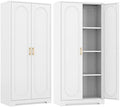 Steeloong 60"Metal Pantry Storage Cabinet with Doors & 3 Adjustable Shelves by Steeloong