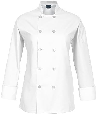 FAME Women's Basic Short Sleeve Chef Coat - C100PS - Image 3