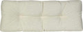 Klear Vu The Gripper Non-Slip Tufted Bench Cushion for Indoor Furniture, Assembled in USA, Entryway Storage, Bay Window, Corner Nook or Piano Seat, 27 Inches, Solid Ivory by KlearVUHomeTextiles