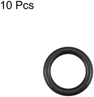 uxcell Nitrile Rubber O-Rings 9.5mm OD 6.5mm ID 1.5mm Width, Metric Nitrile Rubber Sealing Gasket, Pack of 10 - Image 2