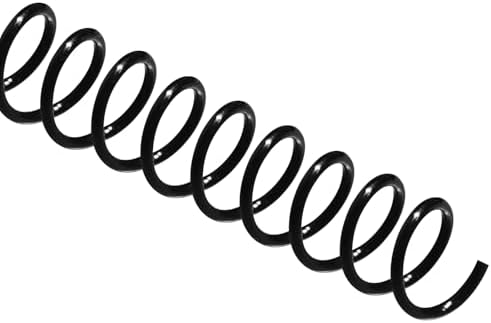 TOTiyea 100 Pack Spiral Binding Coils,10mm,4:1 Pitch 75 Sheet Capacity by TOTiyea