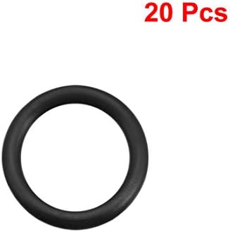 uxcell Nitrile Rubber O-Rings 22mm OD 15.8mm ID 3.1mm Width, Metric Sealing Gasket, Pack of 20 - Image 2