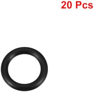 uxcell Nitrile Rubber O-Rings 21mm OD 14mm ID 3.5mm Width, Metric Nitrile Rubber Sealing Gasket for Automotive Machine Plumbing, Pack of 20 - Image 2