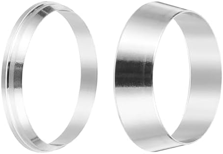 PATIKIL 22mm Tube OD 304 Stainless Steel Compression Tube Fitting Sleeve, 5 Pack Double Ferrule Ring Tubing Fitting Assortment Kit, Silver - Image 3