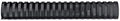 GBC CombBind Binding Combs, 45 mm, 390 Sheet Capacity, A4, 21 Ring, Black, Pack of 50, 4028186 by GBC