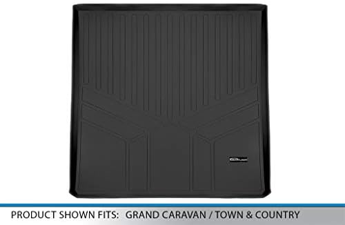 MAXLINER All Weather Cargo Trunk Liner Floor Mat Behind 2nd Row Seat Compatible with 2008-2016 Chrysler Town & Country - Image 3