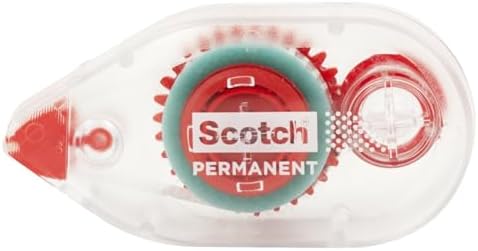Scotch 6061 Scotch Double Sided Adhesive Roller Tape Runner, Permanent, Acid-Free, Photo-Safe Adhesive for Scrapbooking, Photo Mounting, and Crafts, 0.27 in x 26 ft per Roller, Pack of 3 - Image 2