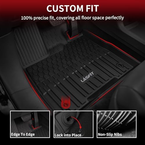 LASFIT Floor Mats for Toyota Sienna 8 Seats 2021-2026 LE/XLE - Image 3