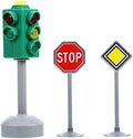 TOYANDONA Traffic Signs Toy Set Multicoloured Road Light Stop Safety Traffic Maker Crosswalk Signal Toy for Kids Birthday Education Gifts by TOYANDONA