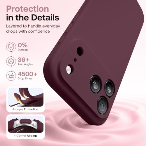GolbinBox Magnetic for iPhone 18 Pro Case/17 Pro Case, Burgundy - Image 6