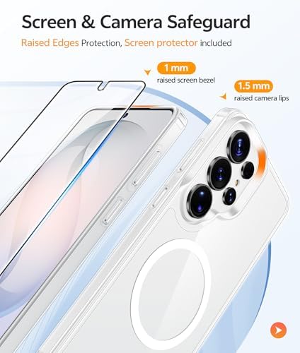 FNTCASE for Samsung Galaxy S26 Ultra Case Clear, Fit for Magsafe - Image 4