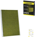 CARORY Cabin Air Filter w/Activated Carbon for Audi Q5 (2018-2025), A4 (2017-2023), RS5 (2018-2025), A5 (2018-2023), A6 (2023), Q7 (2017-2025), S4 (2018-2025), Porsche Cayenne, OE# 4M0-819-439, CF211 by Carory