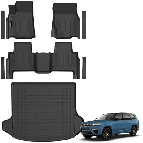 Floor Mats Full Set for 2022-2026 Jeep Grand Cherokee 5-Seater by Aroppca