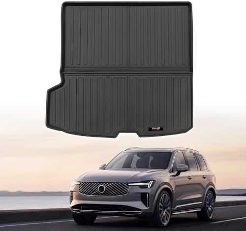 Custom for 2016-2026 Volvo XC90 Cargo Mats Trunk Liner Behind 2nd Row All Weather TPE Protection Mat Accessories (for 2016-2026 Volvo XC90) by Yonugli