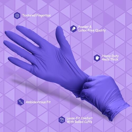 PElPU Nitrile Gloves, Disposable cleaning, Powder Free, Latex Free, Non-Sterile Protective Gloves - Image 5