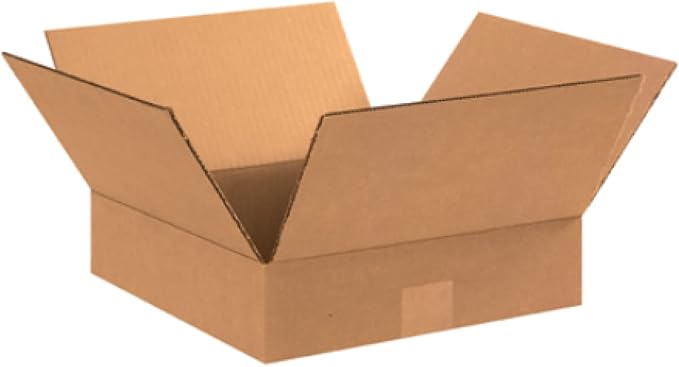 Secure Seal - 100 Pack of 15x15x3” Corrugated Cardboard Packing Shipping by Secure+Seal