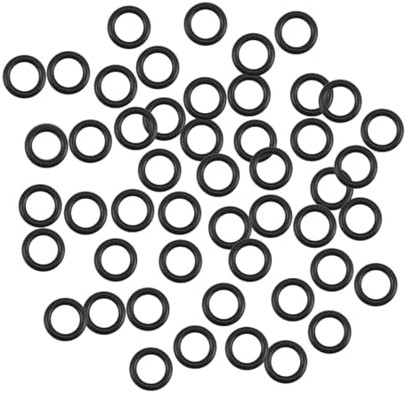 Nitrile Rubber O-Rings 8.75mm OD 5.15mm ID 1.8mm Width, Metric Sealing Gasket for Plumbing, Gas, Automotive and Faucet Repair, Pack of 50 by HUANLING