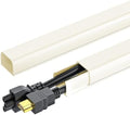 Yecaye 142in Wall Cord Hider for 2-3 Cords, W0.94in H0.47in, Beige by Yecaye