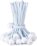 30 Pack Ball Bungee Cord, Heavy Duty Bungie Cord Balls (9",White) by Unknown