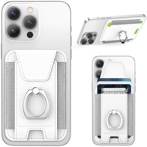 for Magsafe Wallet with Grip, 6-Card Holder; Stronger Magnetic Phone Wallet by ExtreLife