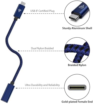Faracent USB C Extension Cable (20Gbps/240W/3.3FT) 4K@60Hz - Image 2